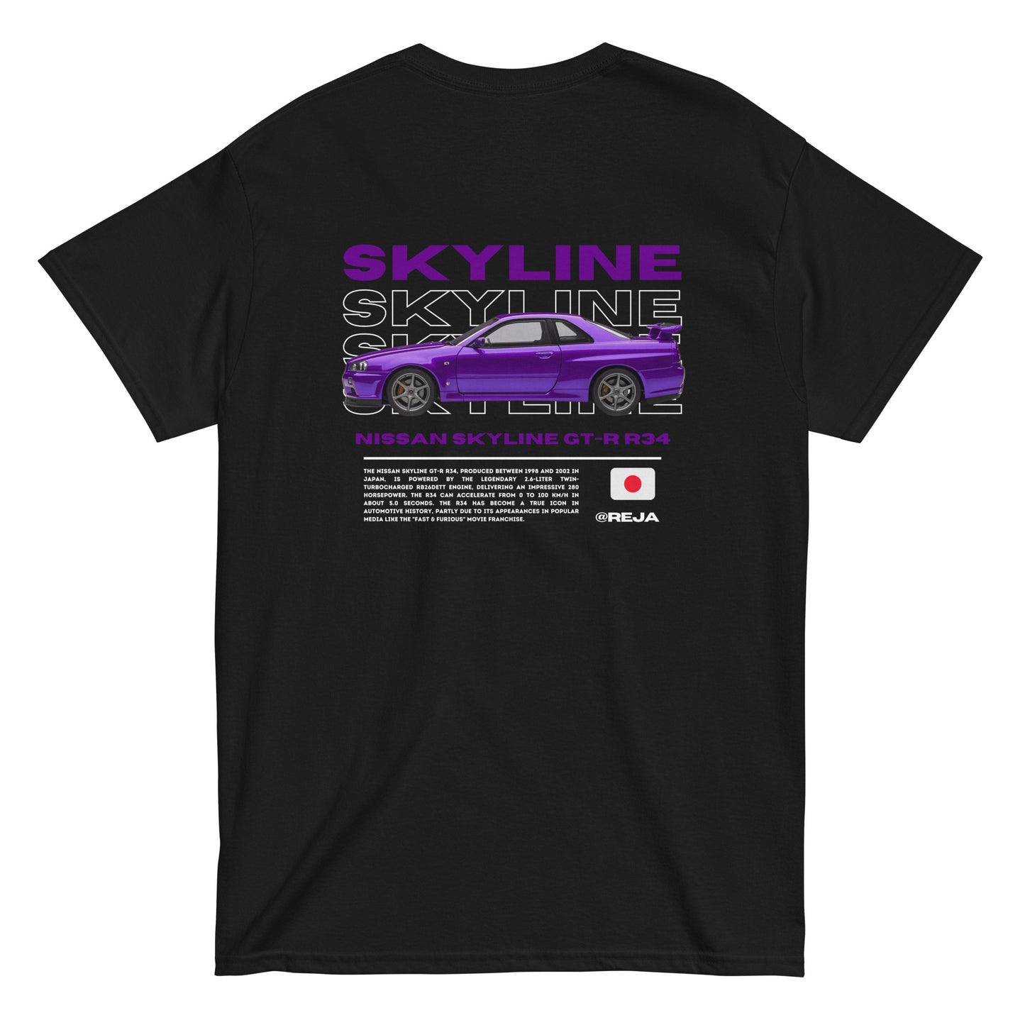 Nissan Skyline GT-R R34 Midnight Purple T-shirt