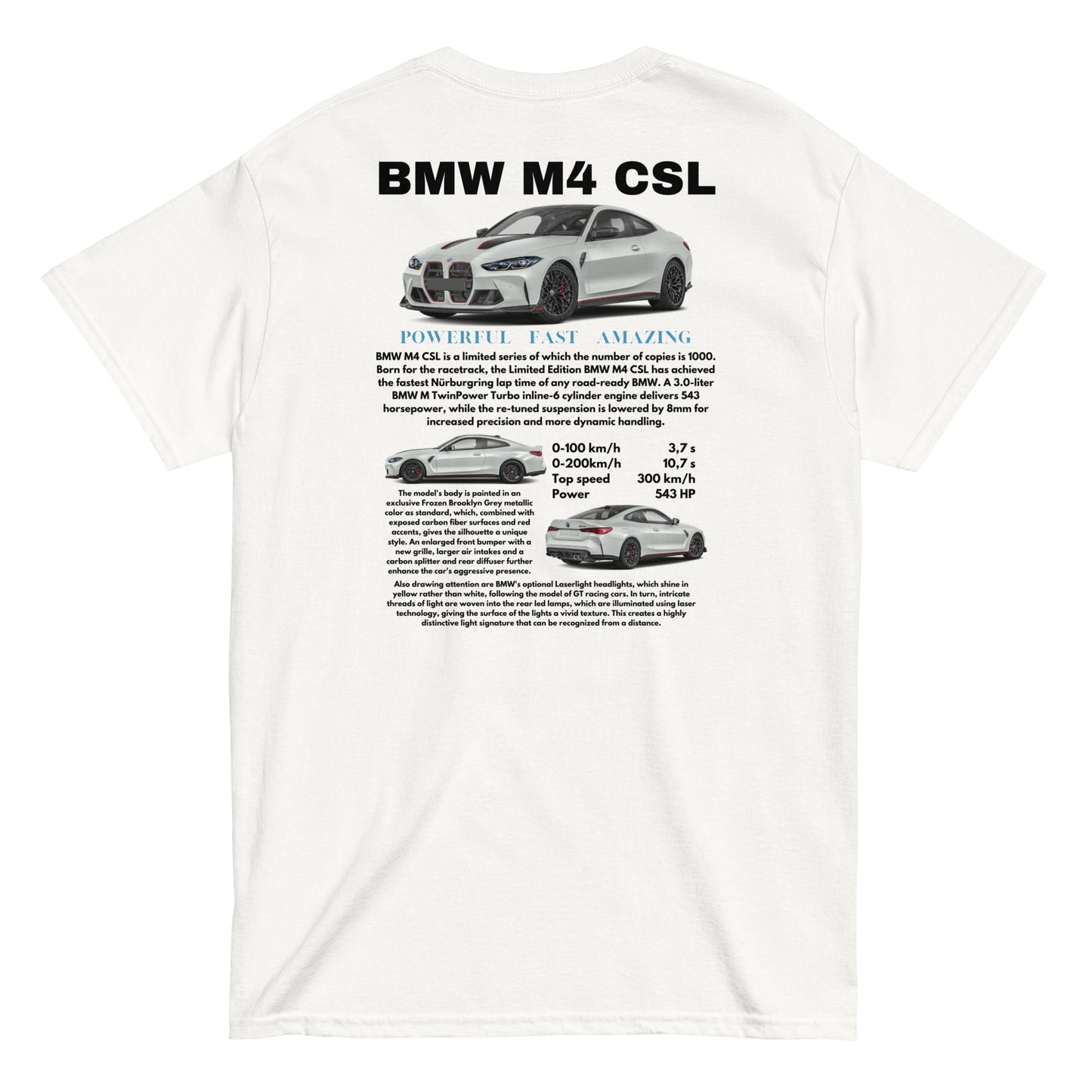 BMW M4 CSL T-shirt