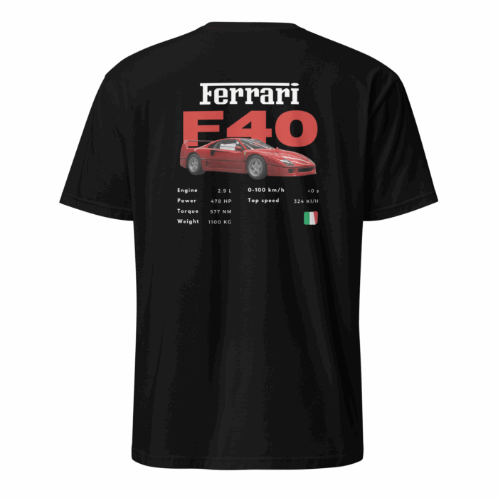 Ferrari F40 T-shirt - Image 2